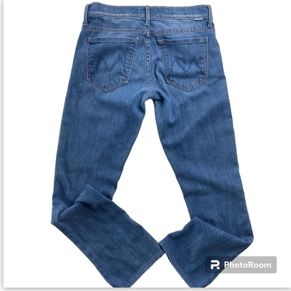 Mother Denim The Runaway Jeans  Tea For Two Sz 26 Mid Low Rise Kick Flare - Picture 3 of 14